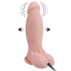 DILDO REALIST CU VIBRAȚII ȘI UMFLABIL, 18,8 CM