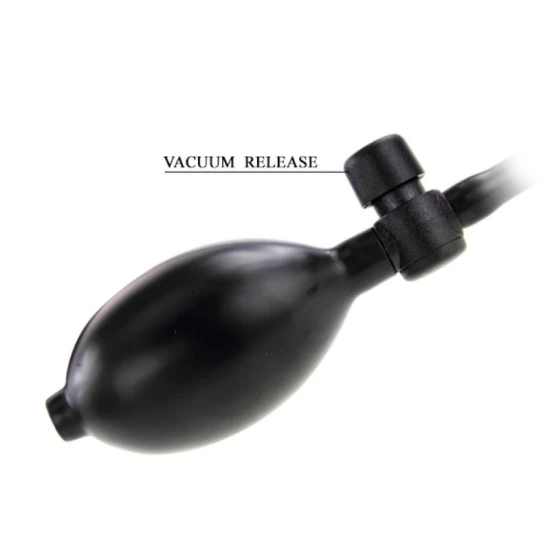 DILDO REALIST CU VIBRAȚII ȘI UMFLABIL, 18,8 CM