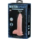 Dildo realist cu vibrații, ejaculare, TPR și ABS, negru