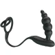 Inele pentru penis cu vibrator, Negru