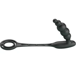 Inele pentru penis cu vibrator, Negru