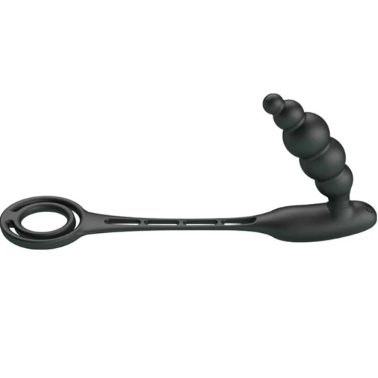 Inele pentru penis cu vibrator, Negru