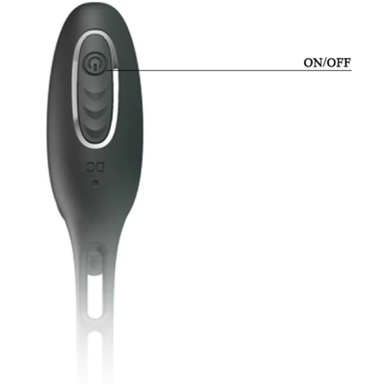 Inele pentru penis cu vibrator, Negru