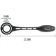 Inele pentru penis cu vibrator, Negru