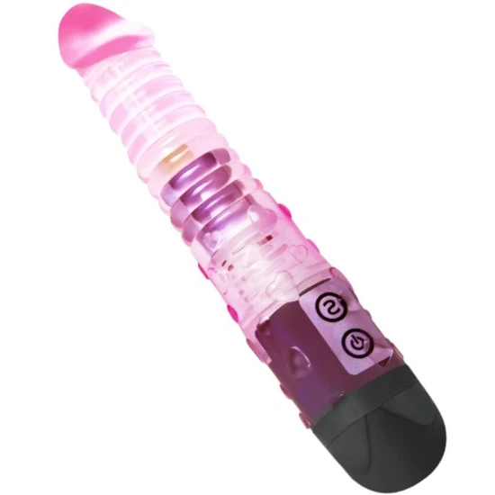 Vibrator GIVE YOU LOVER - 10 moduri de vibrație, Roz, 18cm.