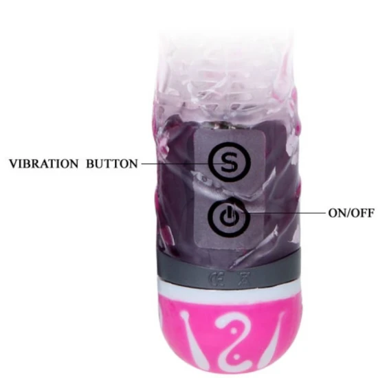 VIBRATOR CU IEPURAȘ MULTISPEED - Roz