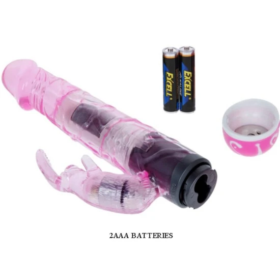 VIBRATOR CU IEPURAȘ MULTISPEED - Roz
