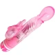Vibrator Multispeed cu Stimulator - Roz, Mărime Standard.