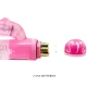 Vibrator Multispeed cu Stimulator - Roz, Mărime Standard.