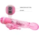 Vibrator Multispeed cu Stimulator - Roz, Mărime Standard.