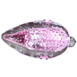 Vibrator tip deget, stimulator, Roz