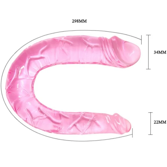 DILDO DUBLU - Double Dong, Roz