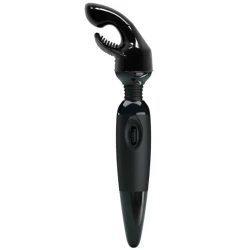Vibrator Senzual cu capete interschimbabile, Negru