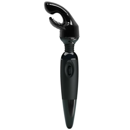 Vibrator Senzual cu capete interschimbabile, Negru