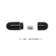 Inel vibrator tip double ring cu iepuraș dublu, Negru