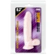 Dildo Realist Baile, Super Realist, Texturat, Flexibil, Cu Ventuză, Pentru Vaginal Sau Anal, Bej