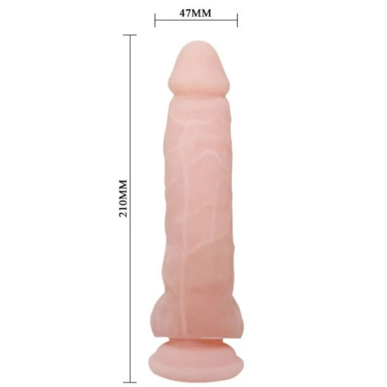 Dildo Super Realist, 21.5 Cm, Bej