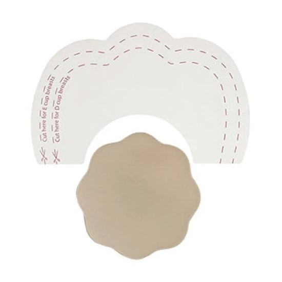 BYE-BRA - Enhancer pentru sâni + huse pentru mameloane, cupe din silicon, F/H