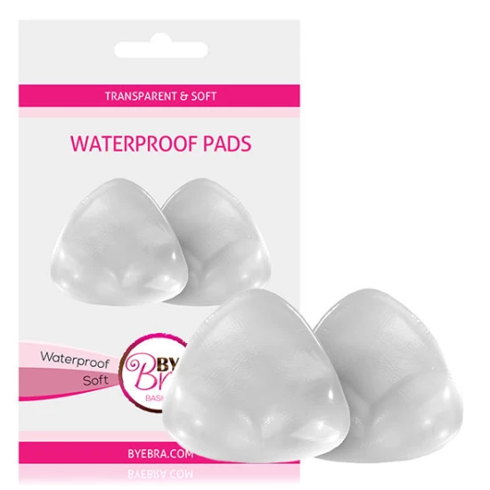 Bye-Bra - Pernuțe push-up impermeabile, transparente, roz