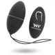 Ou vibrator cu telecomandă, Silicon, Negru