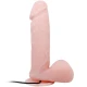 Vibrator Realistic - Funcție de rotație, Alb, Mărime unică