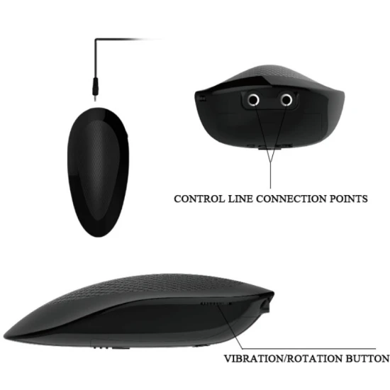 Vibrator Realistic - Funcție de rotație, Alb, Mărime unică