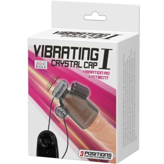 Sleeve VIBRATING COVER - Multi-speed vibration, Transparent, One size