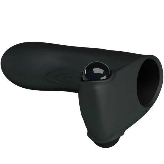 Vibrator Adonis - Stimulator de degete, Negru, Mărime mică.