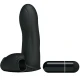 Vibrator Adonis - Stimulator de degete, Negru, Mărime mică.
