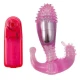 Stimulator vaginal și anal cu vibrație - Negru, Mărime Unică.