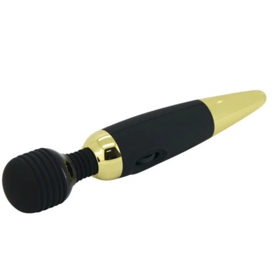 Masajer Power Wand din material flexibil, auriu