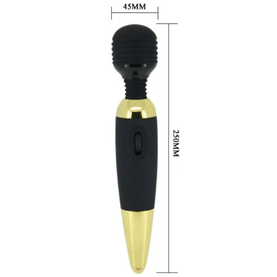 Masajer Power Wand din material flexibil, auriu