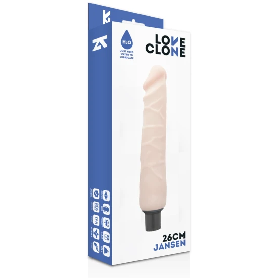 VIBRATOR REALIST AUTO-LUBRIFIANT 26 CM - Ø 4,2 CM