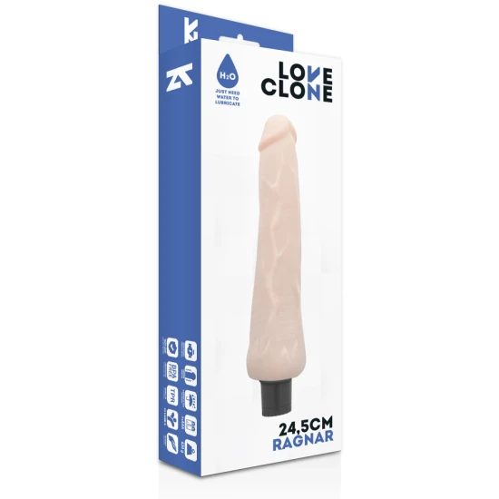Vibrator auto-lubrifiant, 24,5 cm - Ø 3,5 cm