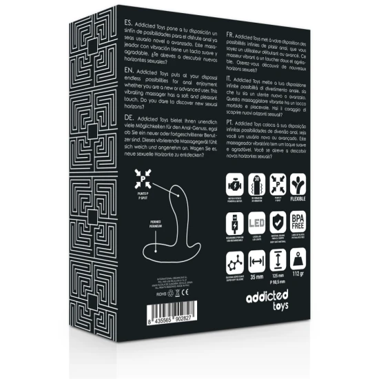 ANAL MASSAGER, Vibrații, Negru