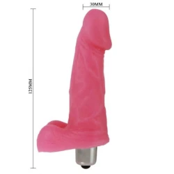 Vibrator Slik Pleasure Love Clone - Natural, Negru