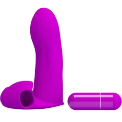 Model Maxwell - stimulator pentru deget, cu vibrații, Roz