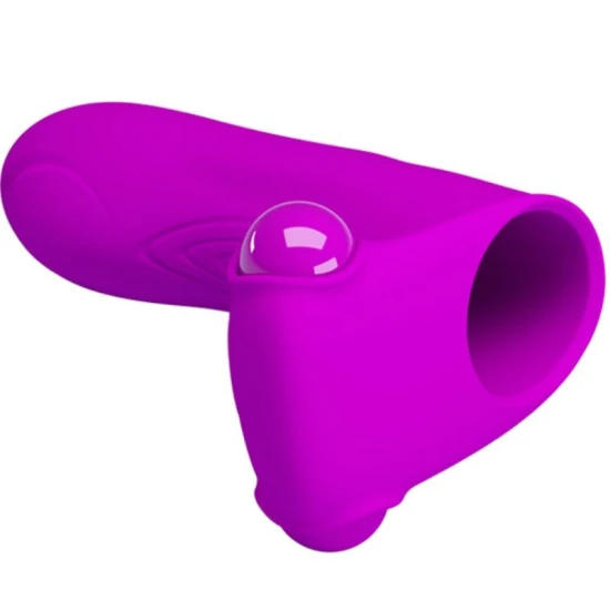 Model Maxwell - stimulator pentru deget, cu vibrații, Roz