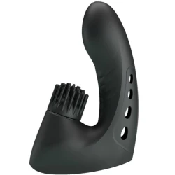 Magic drill vibrator tip degetar cu rotație, Roz