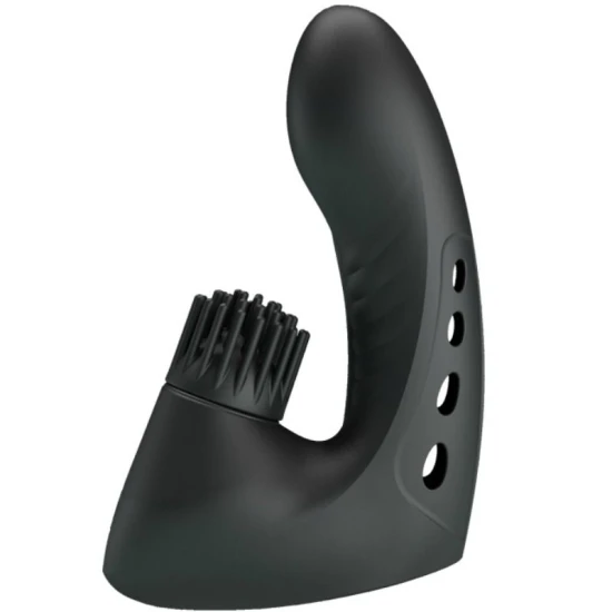 Magic drill vibrator tip degetar cu rotație, Roz