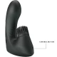 Magic drill vibrator tip degetar cu rotație, Roz