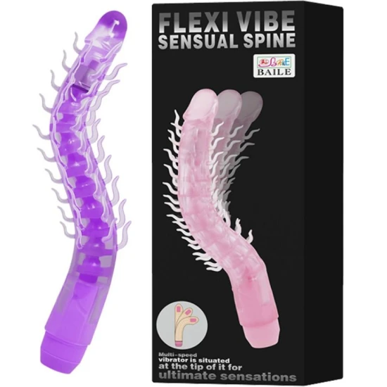 Flexi Vibe Tip Produs Model, Violet, 23.5 cm