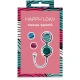 KEGEL BALLS Roz - Set 4 bucăți, diametru 3 cm