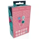 KEGEL BALLS Roz - Set 4 bucăți, diametru 3 cm