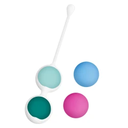 KEGEL BALLS Roz - Set 4 bucăți, diametru 3 cm