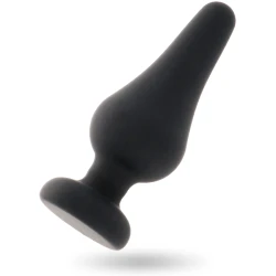 INTENSE - Plug anal Pipo, Negru, Silicon, 13 cm