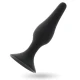 Plug anal Anal Level 3 - Silikon medical, Negru, 12.5 cm.