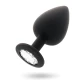 Plug anal din silicon, negru, mărime universală