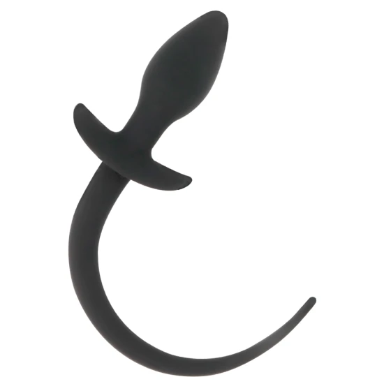 Plug anal, 28 cm, Negru din silicon