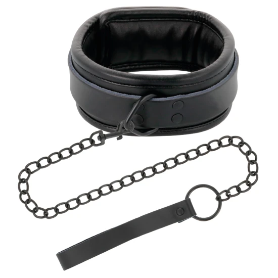 Colier tip guler cu lanț, Negru